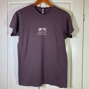 Access Fund Climbing Graphic Tee Heather Purple Small Looking Glass Spectra USA